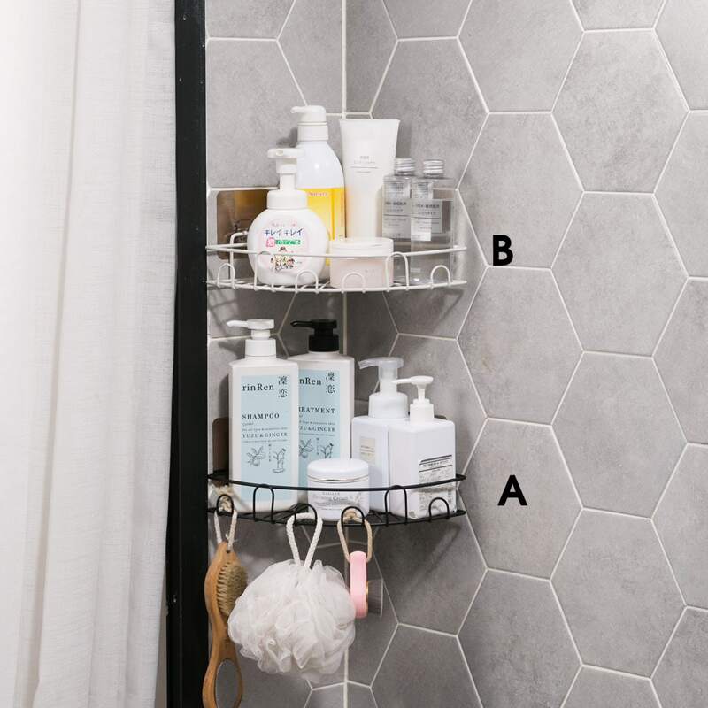 

1pc Iron Triangle Storage Rack, Multicolor