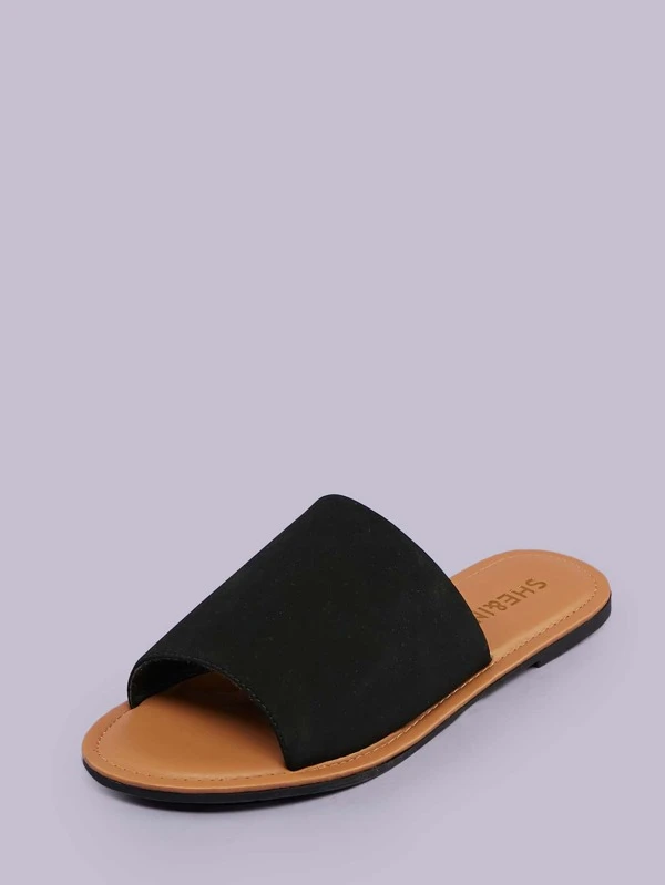 wide slide sandals