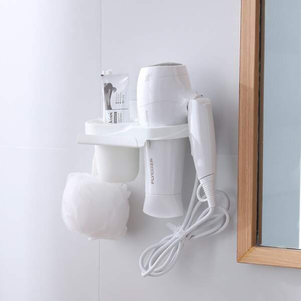 

1pc Multifunctional Hair Dryer Rack, Multicolor