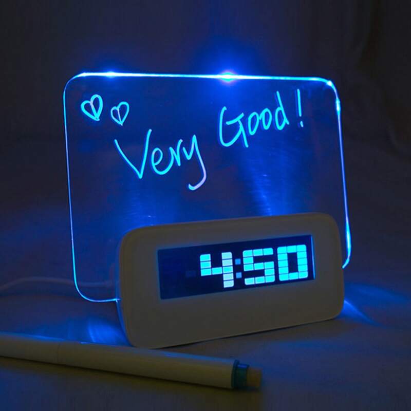 

1pc Digital Alarm Clock, White