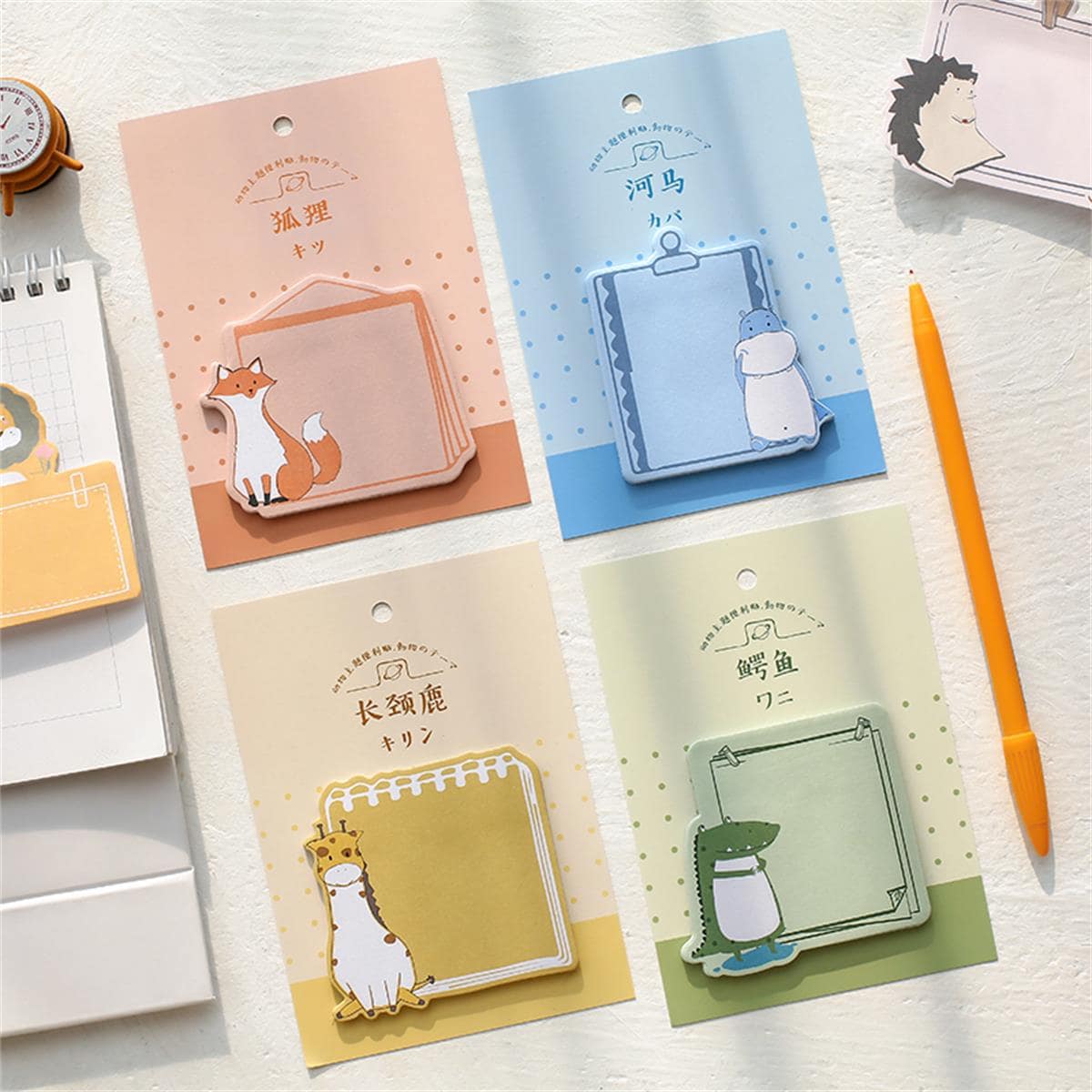 

30sheets Cartoon Animal Print Sticky Note
