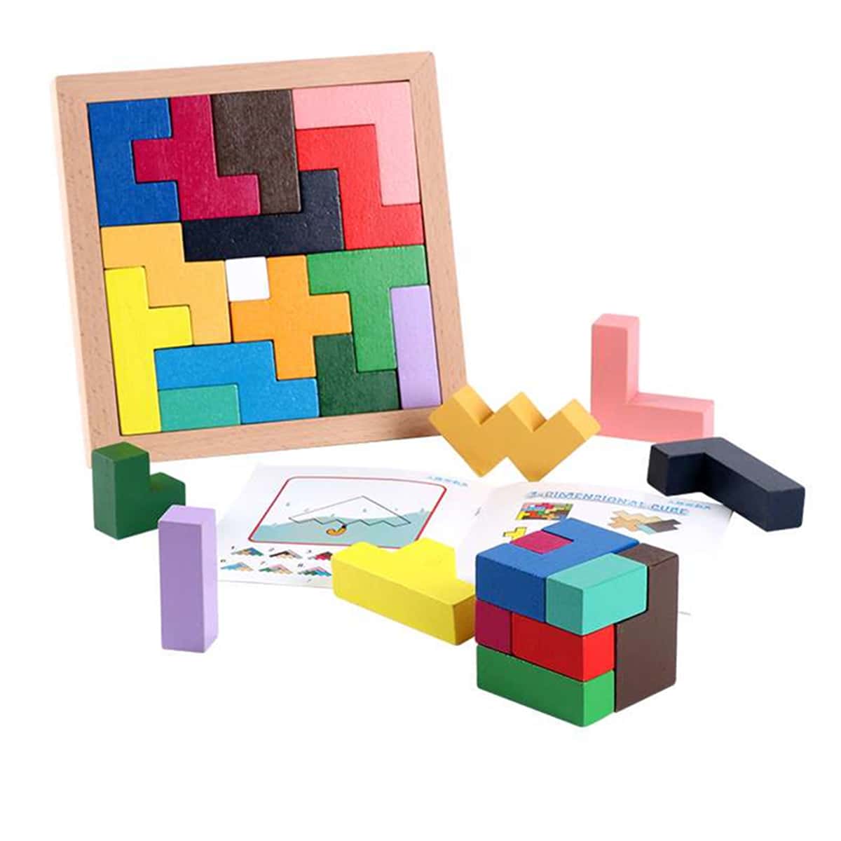 

Children Wooden Educational Jigsaw Puzzle Toy