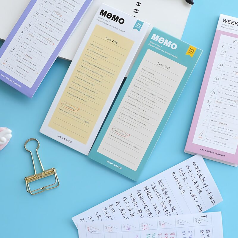 

1pack Weekly Plan Memo Pad