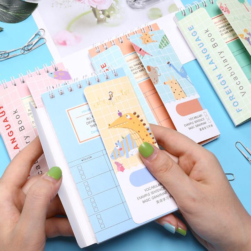 

1pack Cartoon Graphic Spiral Vocabulary Notebook