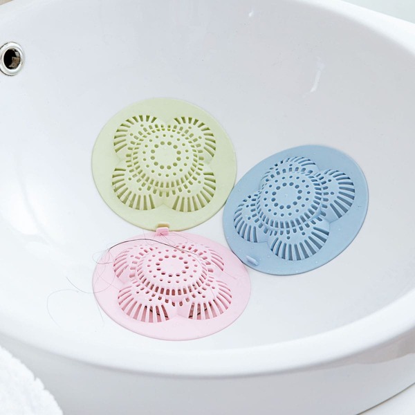 

1pc Random Bathroom Floor Drain Hair Strainer, Multicolor