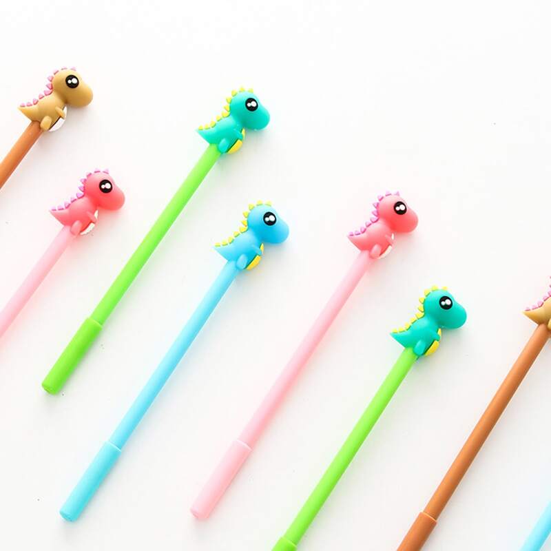 

4pcs Random Cartoon Dinosaur Gel Pen
