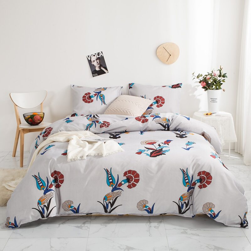 

Floral Print Sheet Set, Multicolor