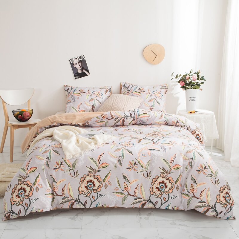 

Flower Print Sheet Set, Multicolor