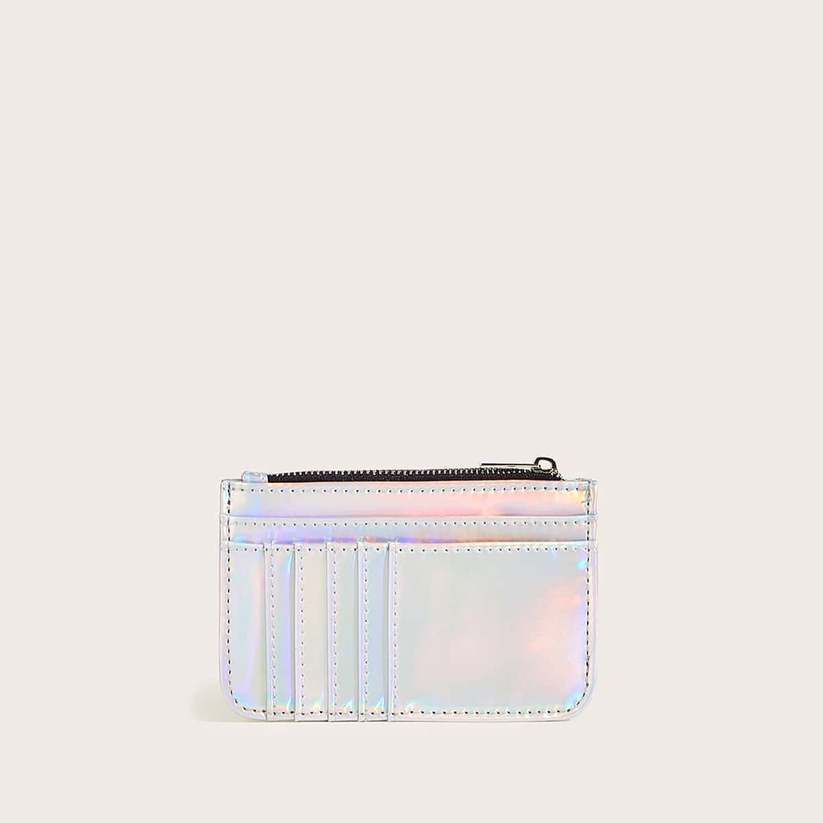 

Holographic Wallet With Card Holder, Multicolor