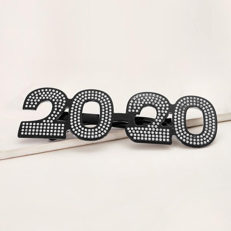 

Number Frame Glasses, Black