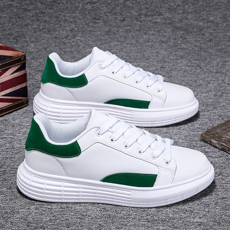

Guys Lace-up Front Low Top Sneakers, White