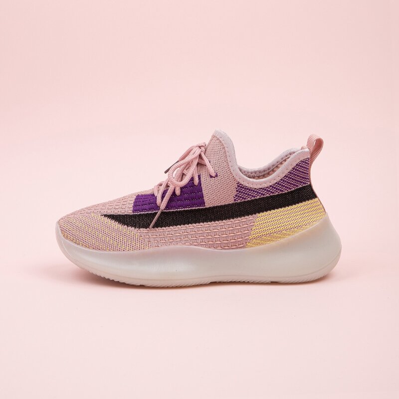 

Lace-up Front Wide Fit Sneakers, Multicolor