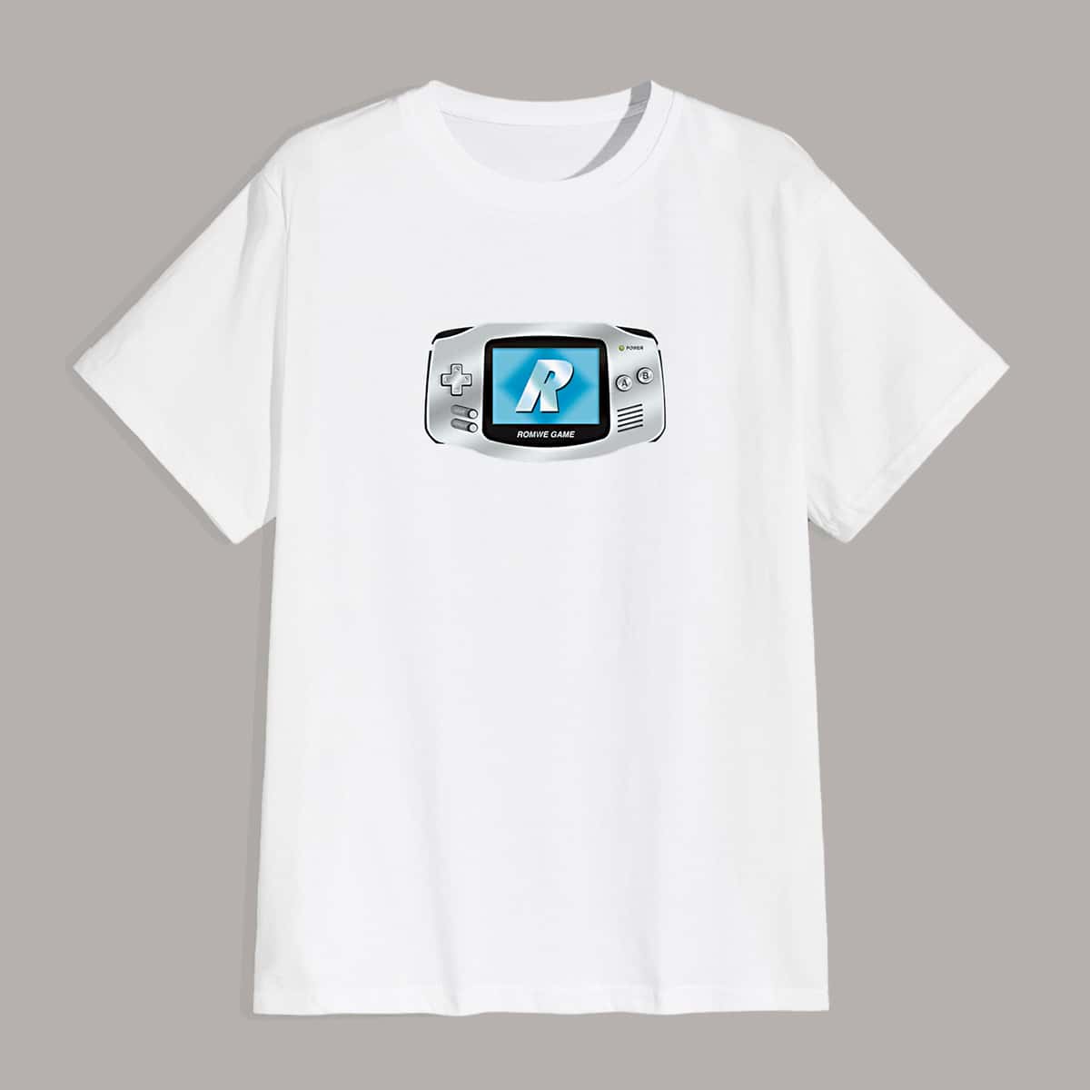 

Guys Game Graphic White Tee