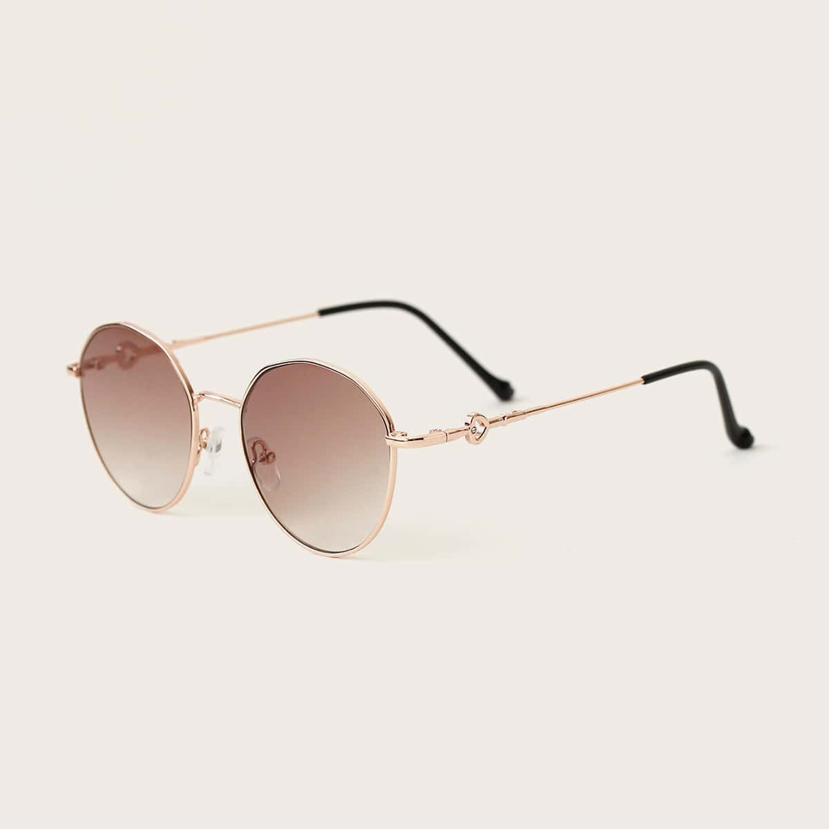 

Tinted Lens Sunglasses With Case, Brown