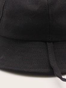 Solid Cat Ear Decor Bucket Hat Cute Winter Fall