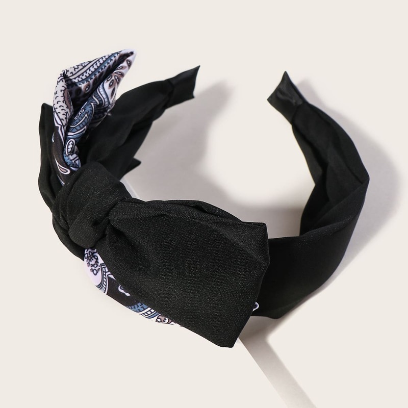 

Bow Knot Hair Hoop, Black