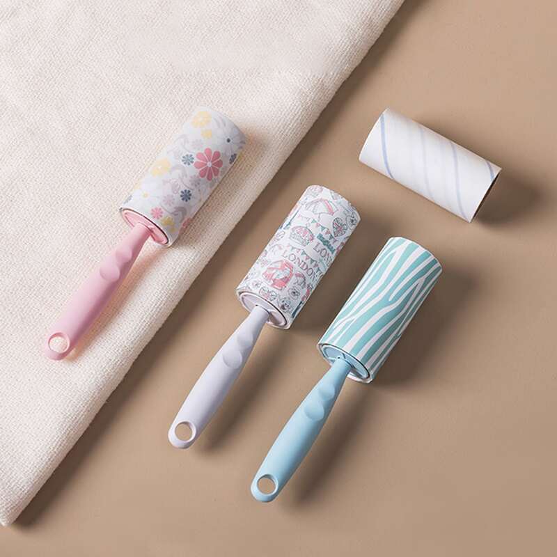 

1pc Cartoon & Flower Print Lint Roller
