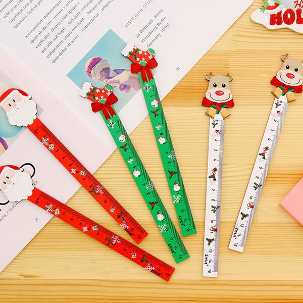 

1pc Random Christmas Ruler