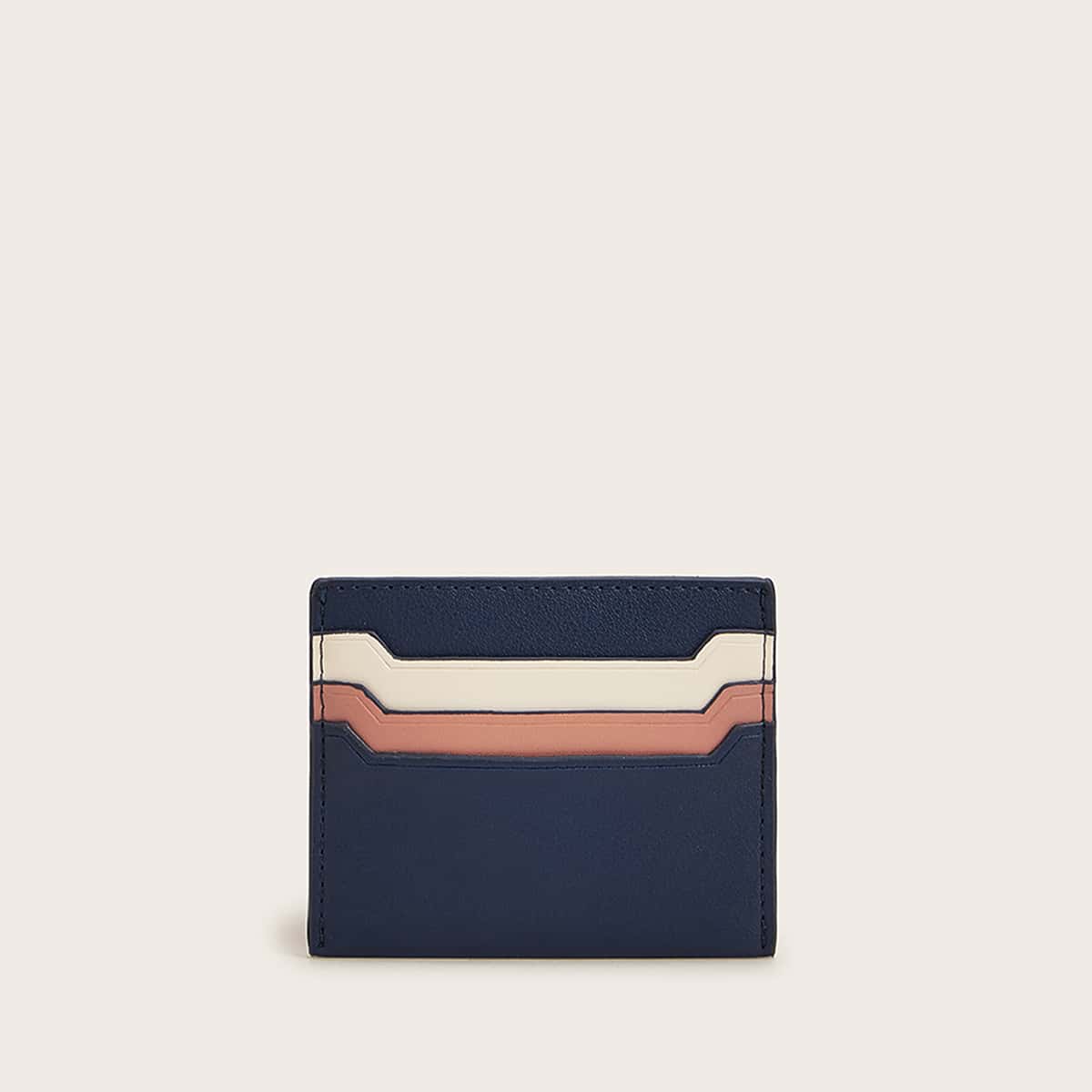 

Color Block Card Case, Multicolor