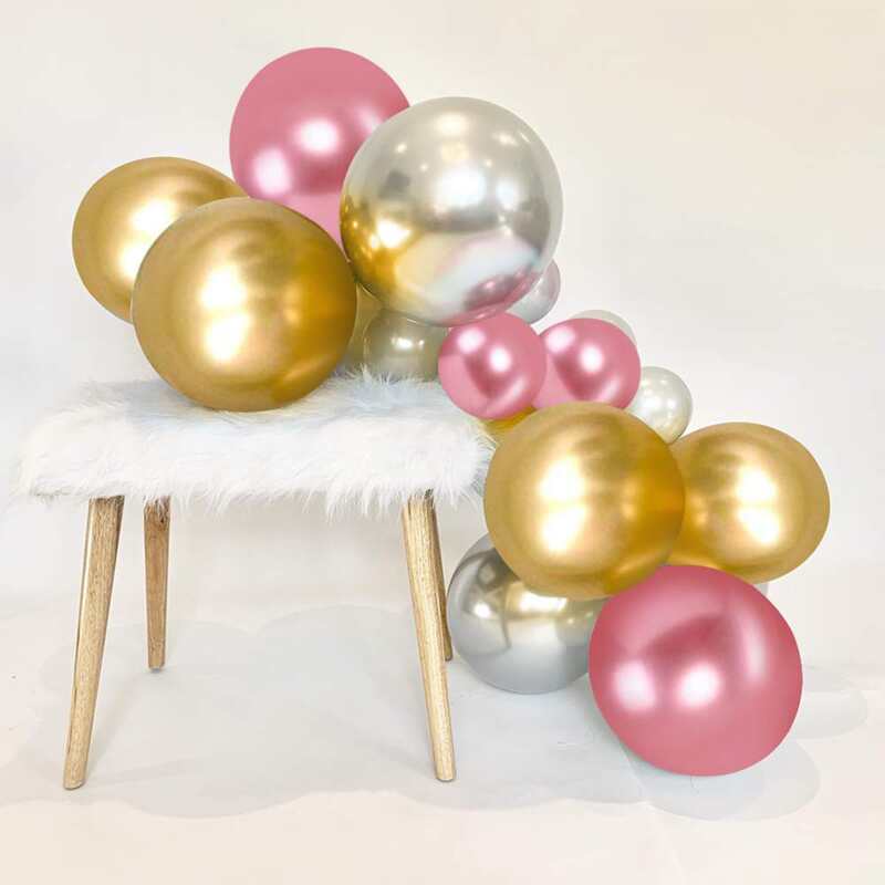 

10pcs Solid Color Latex Balloon, Multicolor