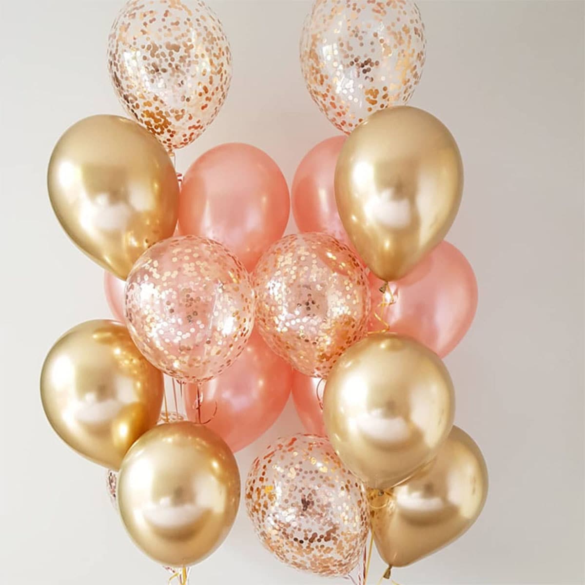 

18pcs Decorative Party Confetti Balloon Set, Multicolor