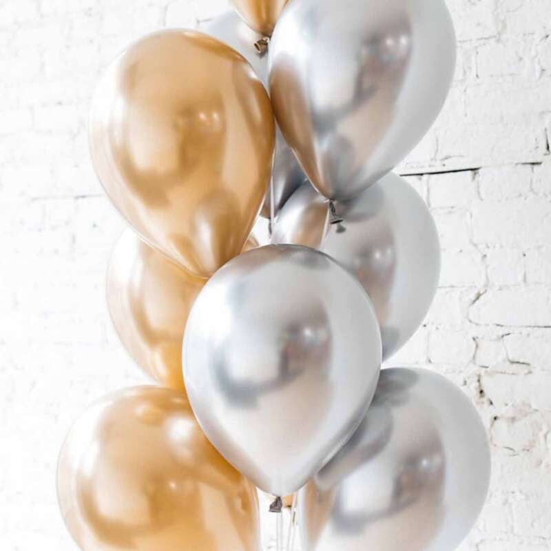 

15pcs Solid Color Latex Balloon, Multicolor