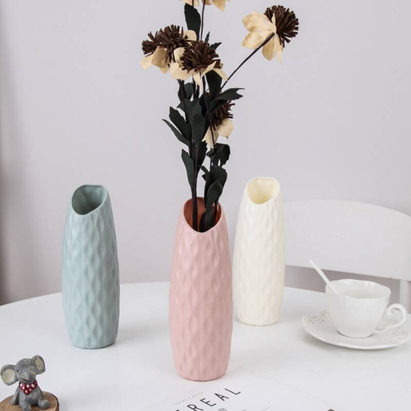 

1pc Solid Texture Flower Vase