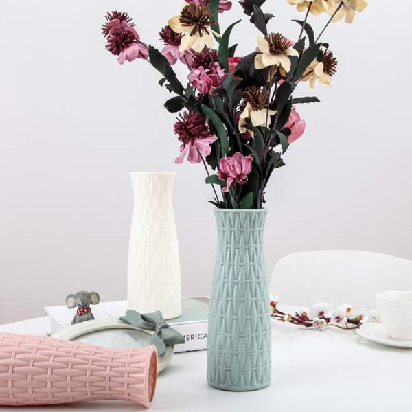 

1pc Solid Texture Flower Vase