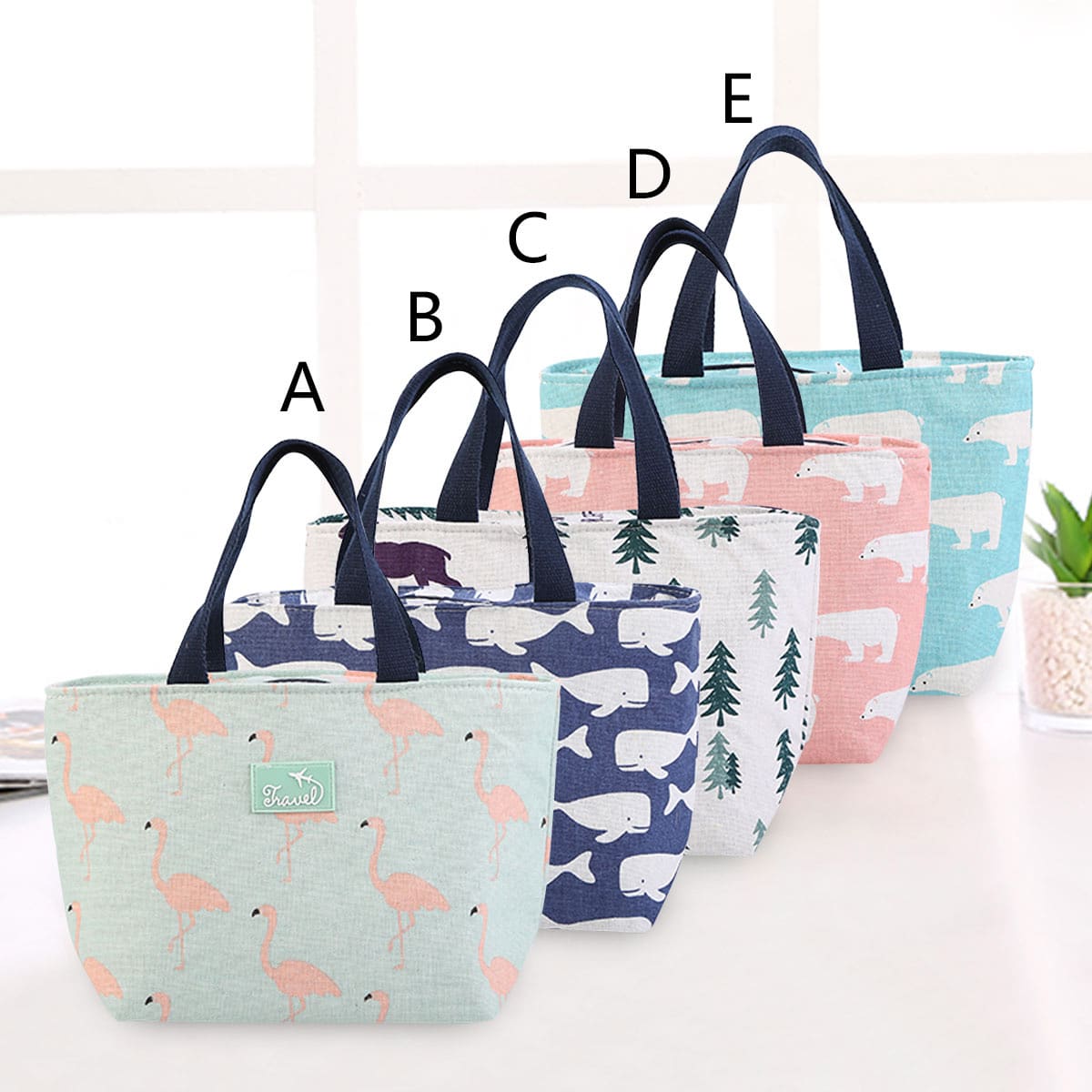 

1pc Cartoon Graphic Insulated Lunch Bag, Multicolor