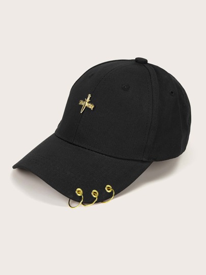 Three Ring & Sword Decor Baseball Cap