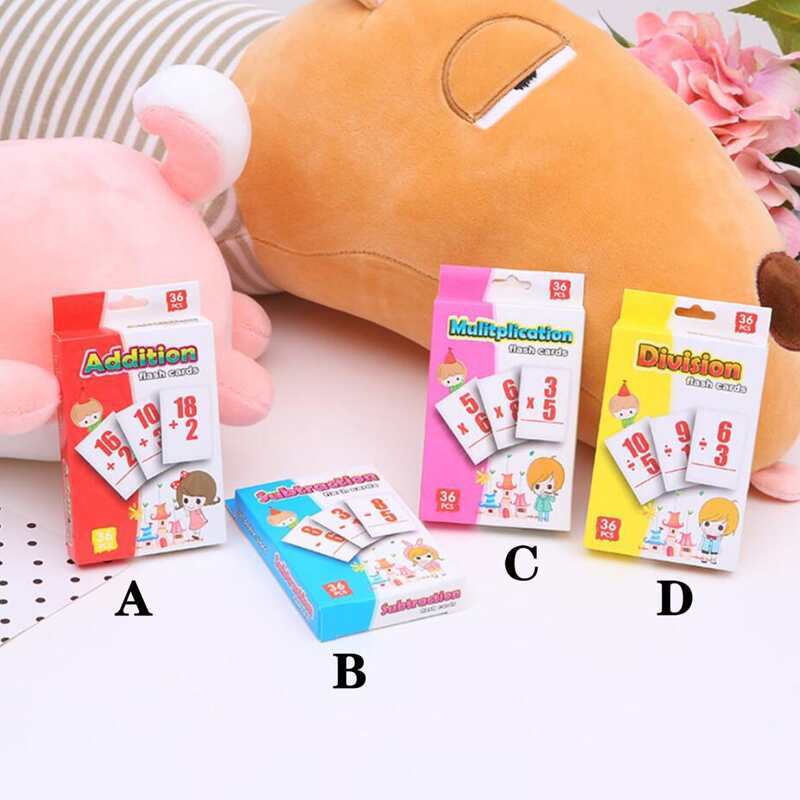 

36sheets Kids Math Learning Flash Card