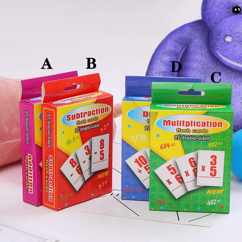 

27sheets Kids Math Learning Flash Card