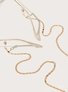 imoli 1pc Metallic Glasses Chain Beach Accessories For Women Glasses