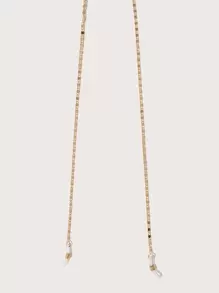 imoli 1pc Metallic Glasses Chain Beach Accessories For Women Glasses