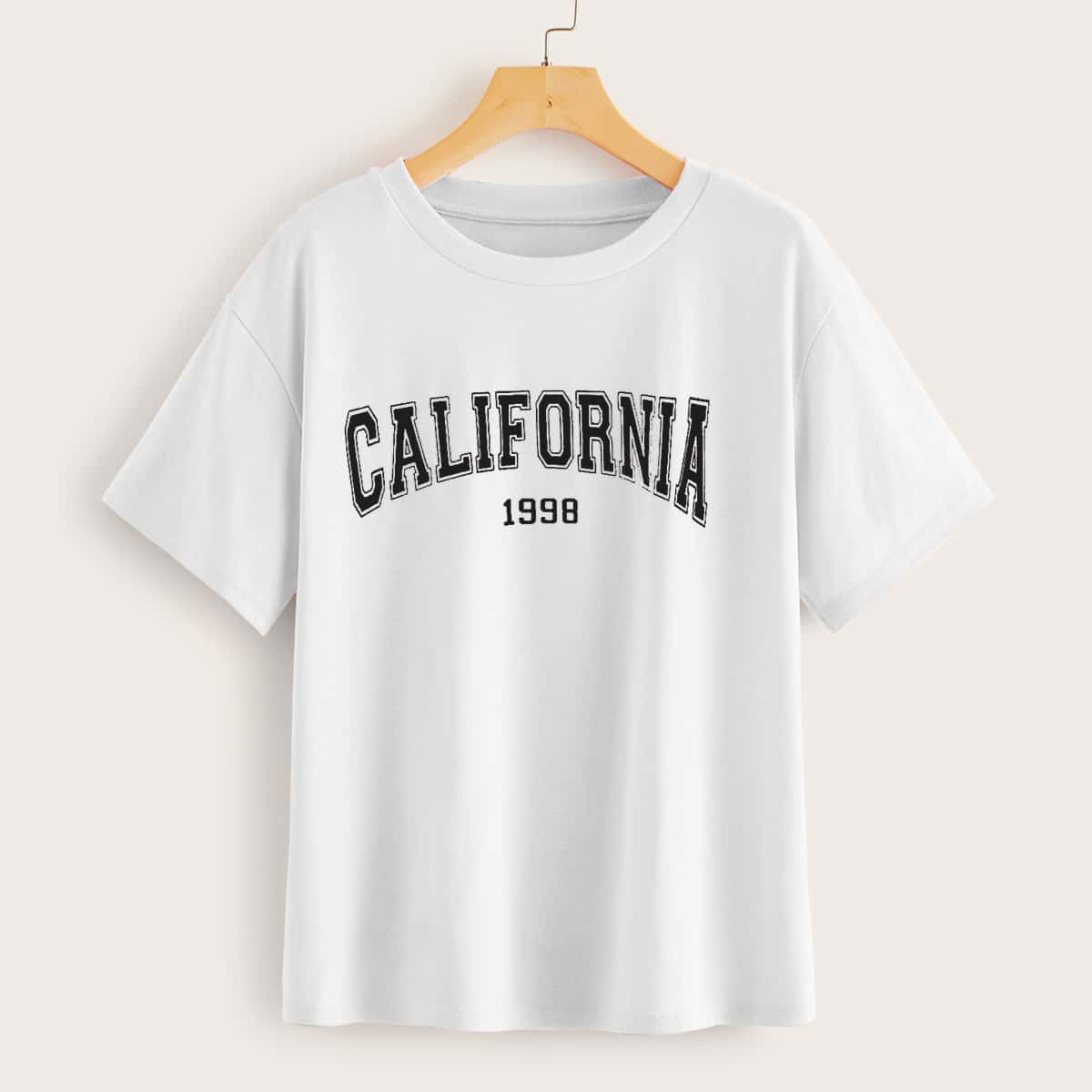 

Letter Graphic Tee, White