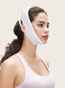 Face-lift Sleep Bandage - White - View 2