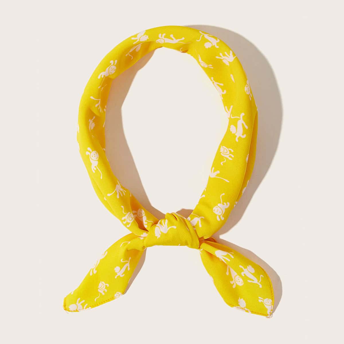

Cartoon Graphic Bandana, Yellow
