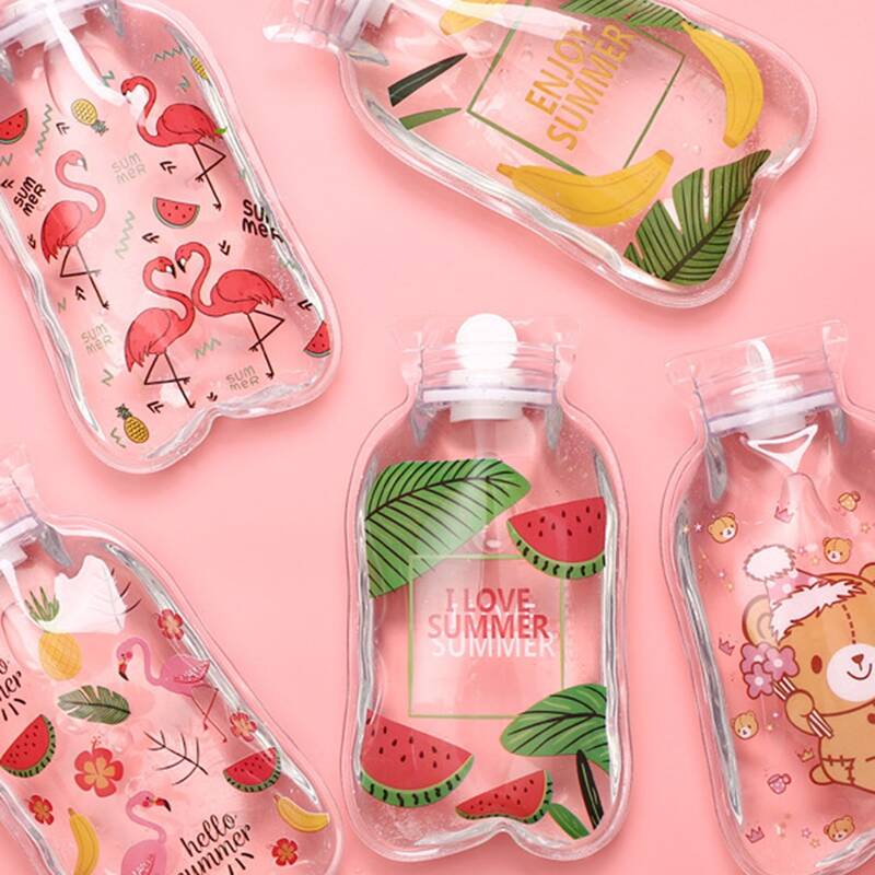 

1pc Cartoon Graphic Clear Hot Water Bag