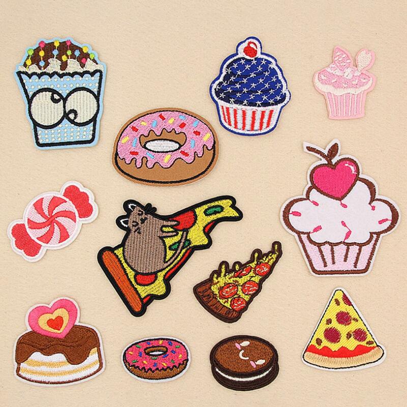 

12pcs Cupcake & Donuts Pattern Cloth Sticker