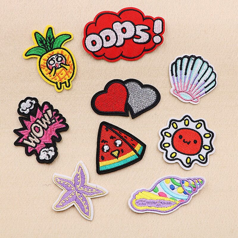 

9pcs Fruit & Shell Cloth Sticker