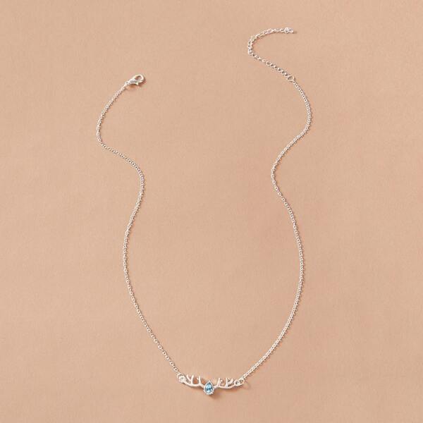 

9pcs Antler & Snowflake Charm Necklace & Earrings