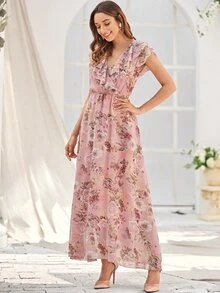 chiffon dresses 2019