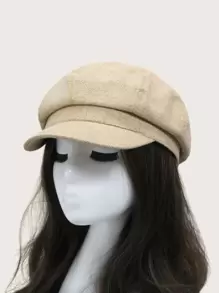 Sombrero baker unicolor - Beis - Ver 1