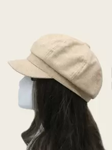 Sombrero baker unicolor - Beis - Ver 5