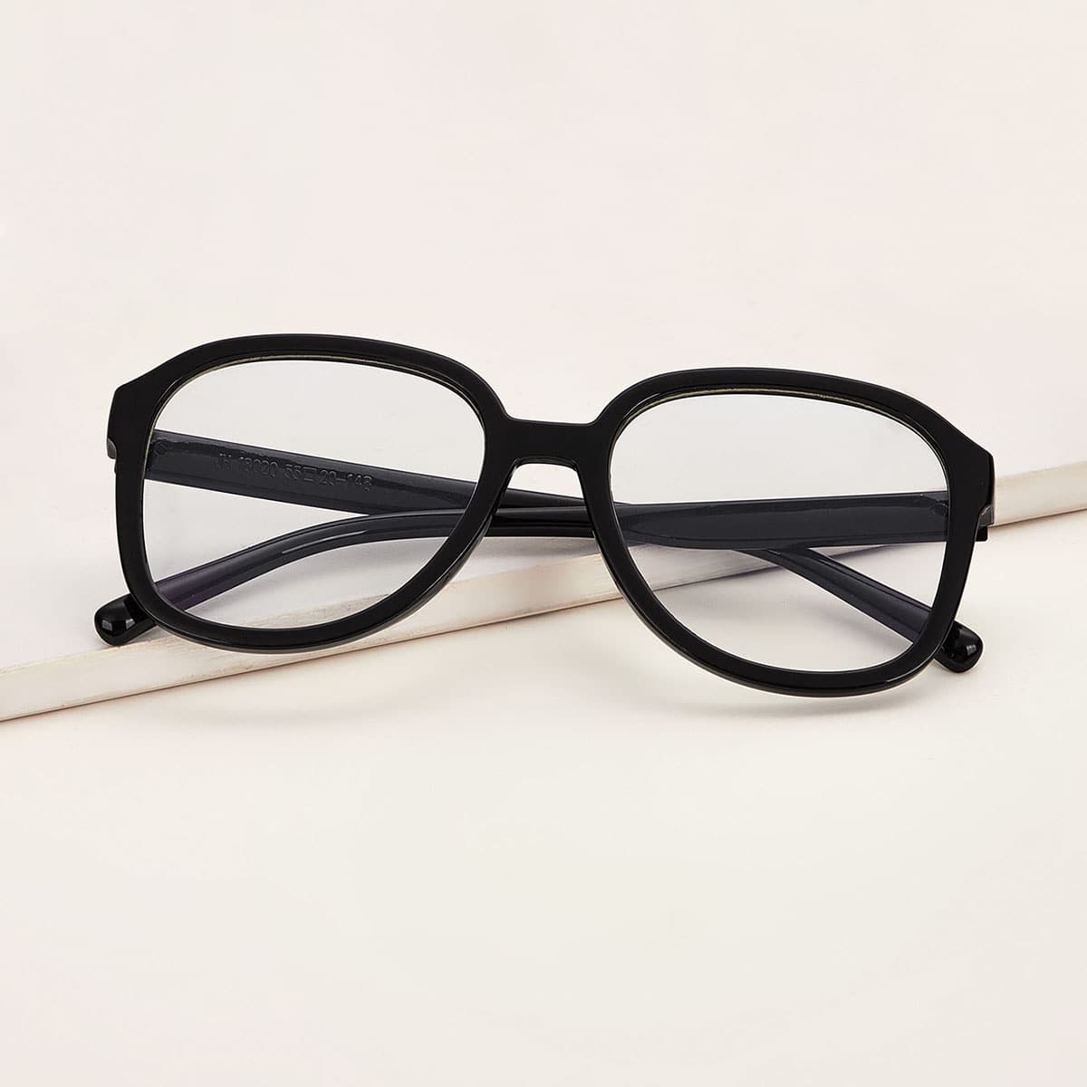 

Acrylic Frame Glasses With Case, Black