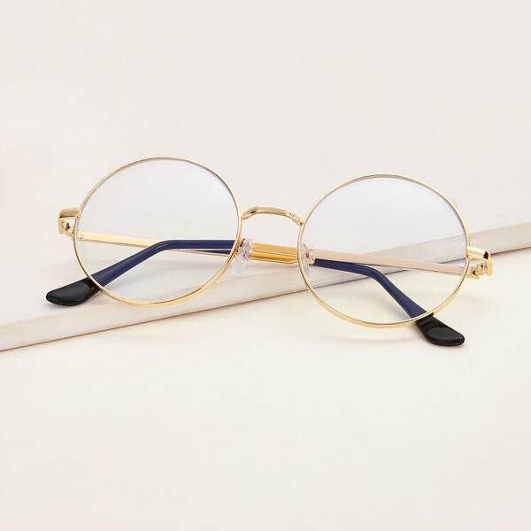 

Metal Frame Glasses With Case