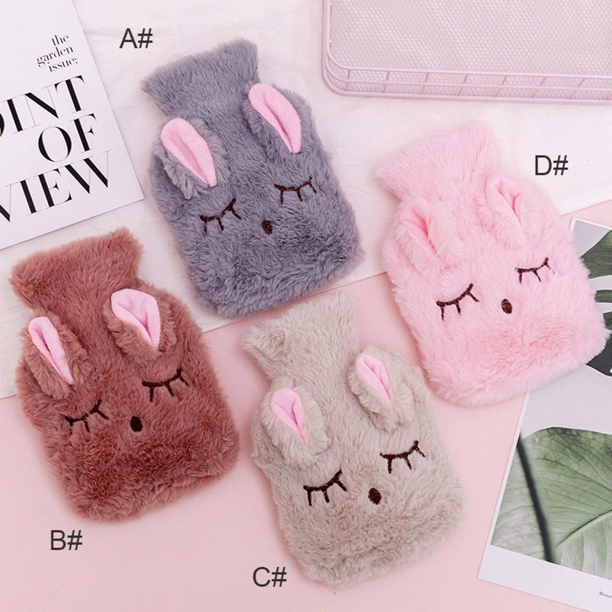 

1pc Plush Rabbit Hot Water Bag