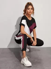 Bộ thời trang Khối Màu Nhiều màu Giải trí - Nhiều màu - Xem 1