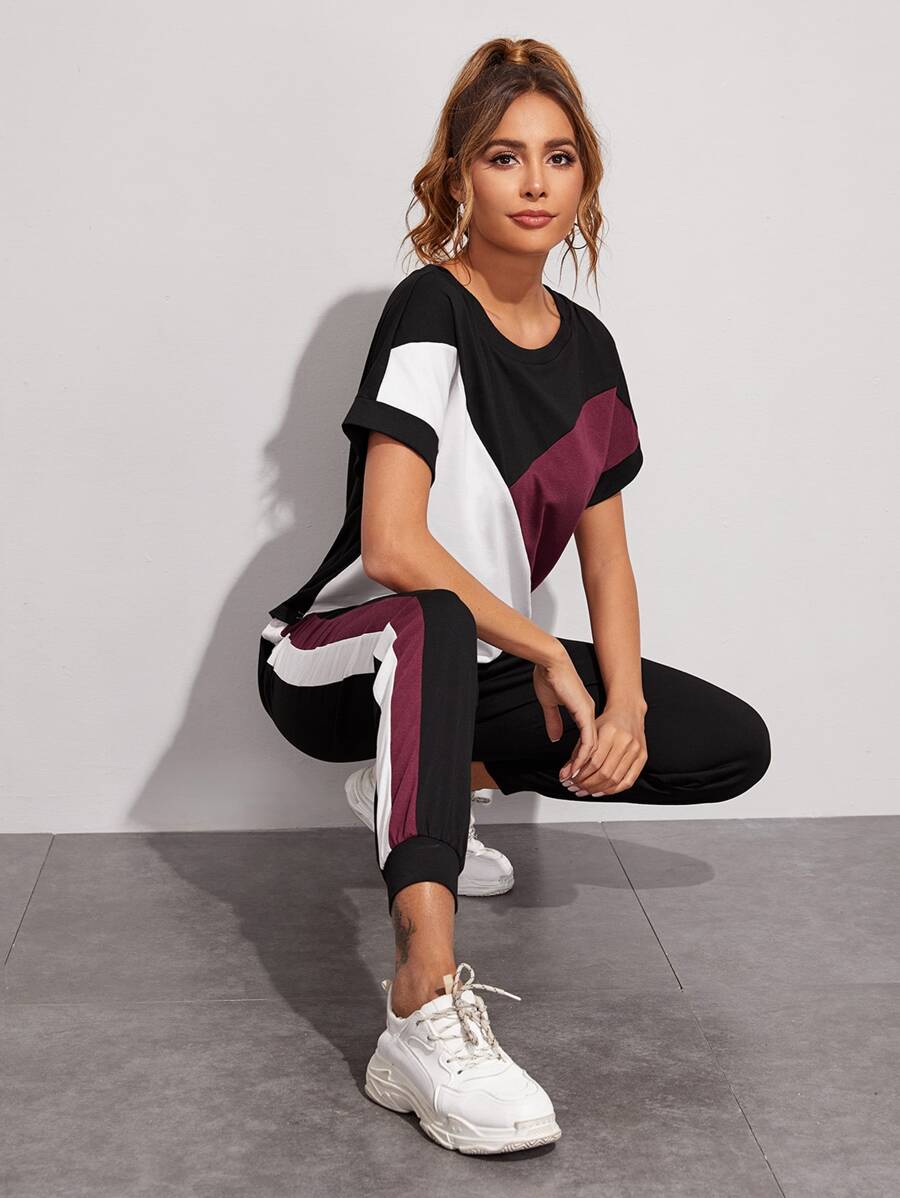 Bộ thời trang Khối Màu Nhiều màu Giải trí - Nhiều màu - Xem 1