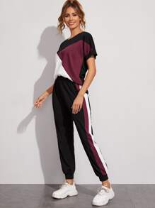 Bộ thời trang Khối Màu Nhiều màu Giải trí - Nhiều màu - Xem 3